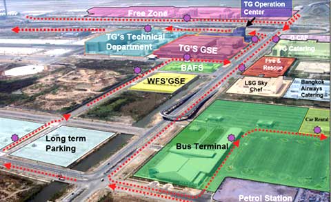 Airport Shuttle Bus Route